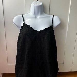 A.N.A: Black Loose Tank Top